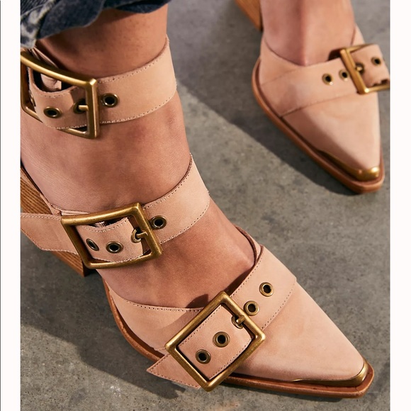 Free People Jeremy Campbell Hendrix Heel Sandals - Natural - Picture 8 of 13